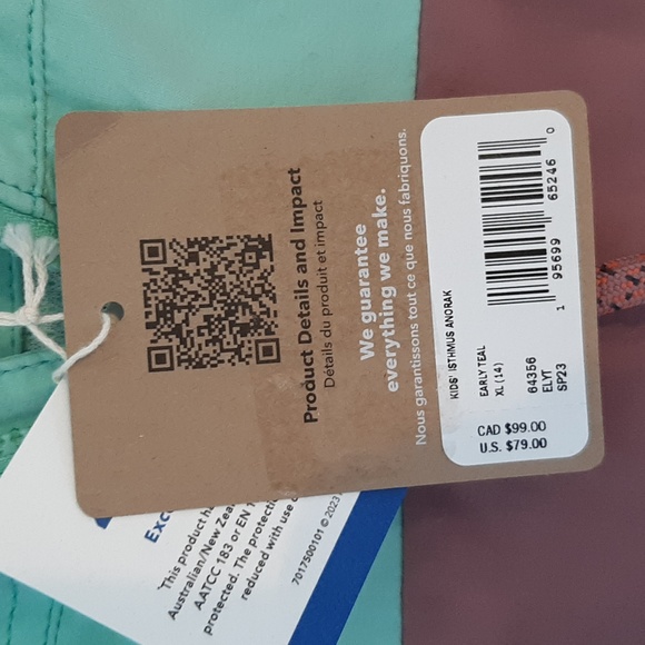 Nwt kids patagonia isthmus anorak - Picture 5 of 7
